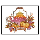 Partial Embroidery Teapot Stamped Canvas 14CT DIY Cross Stitch Kits (J537)