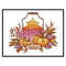 Partial Embroidery Teapot Stamped Canvas 14CT DIY Cross Stitch Kits (J537)