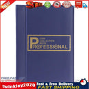 120 Pockets Coins Album Collection Book Commemorative Coin Holders (Blue) Newly