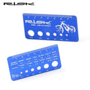 RISK Aluminum Alloy Bicycle Screws Measuring Calipers Ruler Bike Repair Kit