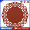 Hollow Flower Silicone Pad Coaster Anti Skid Heat Insulation Cup Mat(Coffee