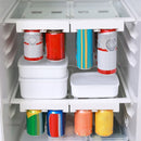 Refrigerator Storage Organizer Rack Storage Rack Can Dispenser Food Holder