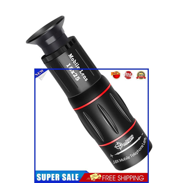 Telephoto HD Monocular Telescope - Waterproof Mobile Phone Camera Telescope
