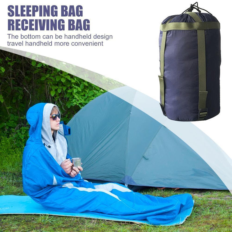 Camping Sleeping Bag Compression Bags Hammock Storage Packs (Dark Blue)