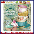 5D Diamond Painting Kit Coffee Cup Full Round Drill Rhinestone DIY Wall Craft