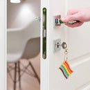 5pcs DIY Diamond Painting Keychain Rainbow Special-shaped Drill (AA984) Newly