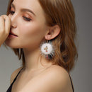 Jewelry Christmas Theme Pompon Christmas Earrings Hook Earrings Ear Stud