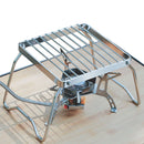 Outdoor Foldable Camping Kettle Support BBQ Grill Stove Stand Bracket Holder