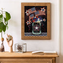 5D Diamond Painting Independence Day Full Round Drill DIY Wall Home Decoratio