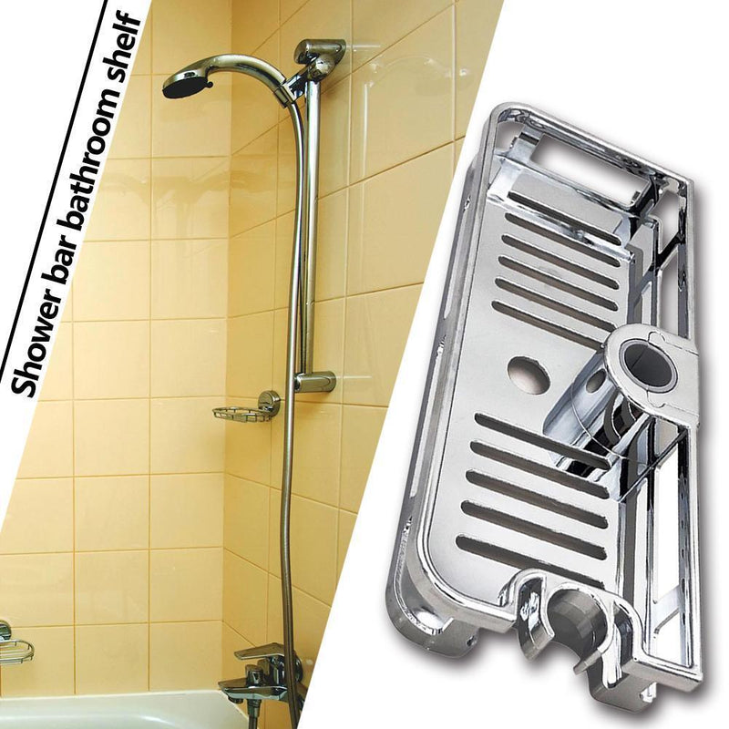 Bathroom Tray Stand Storage Rack Organizer Lifting Rectangle Shower Shelf Newly