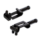 6pcs Roller Bridge Tremolo Saddles for Strat Tele Electric Guitar (Black) Newly
