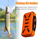 Fishing Waterproof Fishing Tackle Box Double-Side Hook Bait Case (Orange M)
