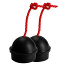 2PCS Pool Table Rubber Chalk Holder for Billiards Pool Snooker Cue Stick Club B