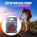 MTB Bike Headset Cover w/ Screw Bicycle Fork Tube Stem Cap Covers (Red) Newly