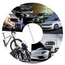 Car Vehicle Air Pressure Monitor Barometer 5-50psi Mini Tire Pressure Test Me