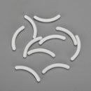 10pcs Silicone Eyelashes Curler Replacement Refill Pads Makeup Tools/White Newly