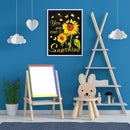 5D DIY Full Round Drill Diamond Paint Sunflower Mosaic Rhinestone Drawing Kit