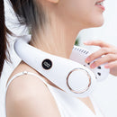 3000mAh LED Digital Air Cooling Hanging Neck Bladeless Sports Fans (White)
