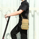 Bicycle Front Tube Bag Handlebar Cell Phone Pouch for M365 PRO ES2 (Coffee)