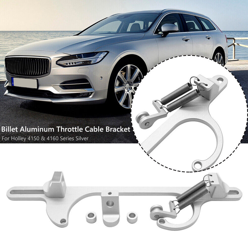 Billet Aluminum Throttle Cable Bracket for Holley 4150 4160 Series Carb