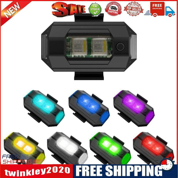 LED Taillight Waterproof Night Warning Lights for Bicycle Drone Aircraft