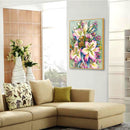 Full Round Diamond Painting Lilies Rhinestone Mosaic Home Wall Art Craft Decor