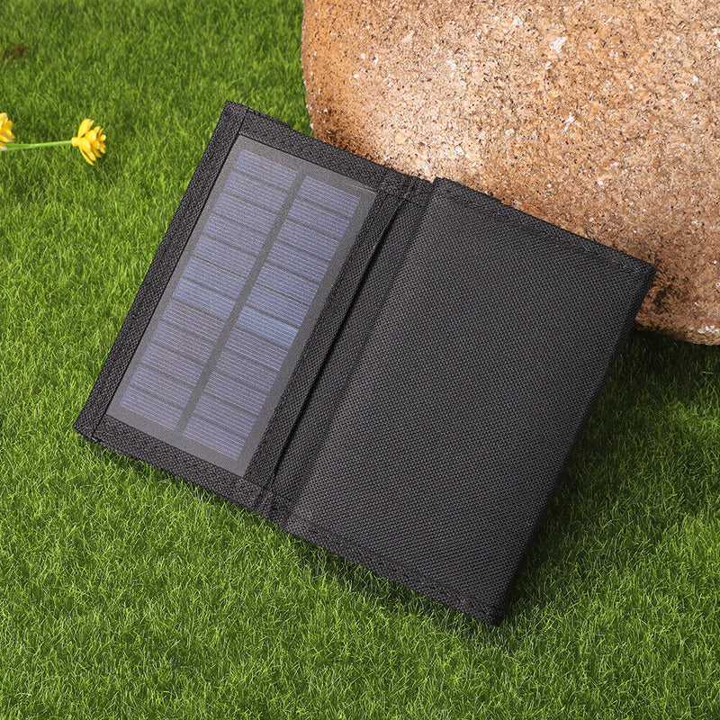 5V 6W USB Foldable Solar Panel Charger Pack Outdoors Charging Power Bank Newly