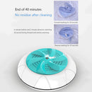 Mini Ultrasonic Turbo Washing Machine Removes Dirt Travel Washer (Cyan) Newly
