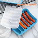 DIY Sausage Making Mold Food Grade Silicone Handmade Hot Dog Mold (Blue) Newly