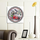 DIY Digital Picture Christmas Truck Frameless Oil Painting By Number Handic