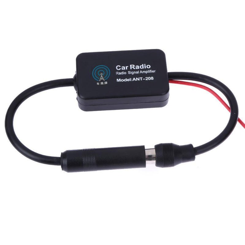 FM 88-108MHz Car Antenna Signal Amp Booster Radio Amplifier Newly