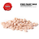 100pcs Octagon Seal Wax Beads Retro Seal Stamp Beaded Envelope (Champagne) Newly