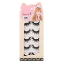 Makeup Soft Thick Cross Handmade Black Eye Lashes Extension False  Eyelashes