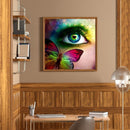5D DIY Diamond Painted Round Diamond Eye Series LD164