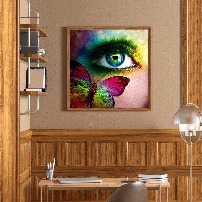 5D DIY Diamond Painted Round Diamond Eye Series LD164