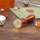 Retro Envelope Wax Seal Stamps Wooden Handle Sealing Wax DIY Crafts (F251) Newly
