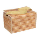 Cooler Bags Woven Lid and Handle Rattan Bag Waterproof Wicker Picnic Basket