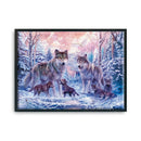Counted Cross Stitch Kits Canvas 14CT Needlework Sets DIY (VS-0037 Wolf)