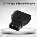 D-Tap DIY Plug for Anton Bauer Camera Power Supply P Tap 2 Pin Male Connector
