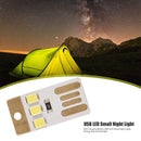Outdoor Portable Skillful LED Night Light Camping Mini USB Lamp Rechargeable LED