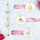 Sun Catcher K9 Color Crystal Ornament Moon Outdoor Hanging Chime Wind A5H5