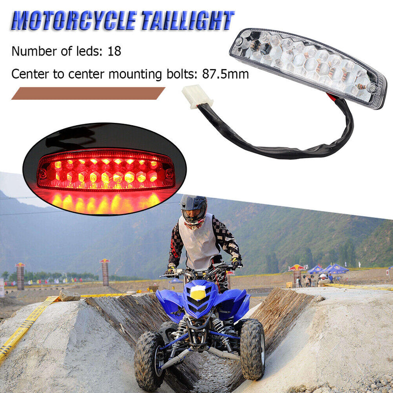 3 Wire LED ATV Rear Tail Brake Light for TaoTao Sunl Chinese Quad 50cc-125cc