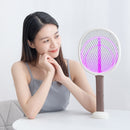 2 in 1 Electric Mosquito Swatter Summer Anti Insect Bug Zapper Trap Racket Newly