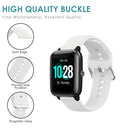 Smartwatch Band Strap for ID205L/Haylou LS01 Adjustable Watchband (White)