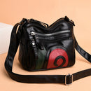 Hit Color Crossbody Satchel Bags Leather Women Shoulder Messenger Handbags