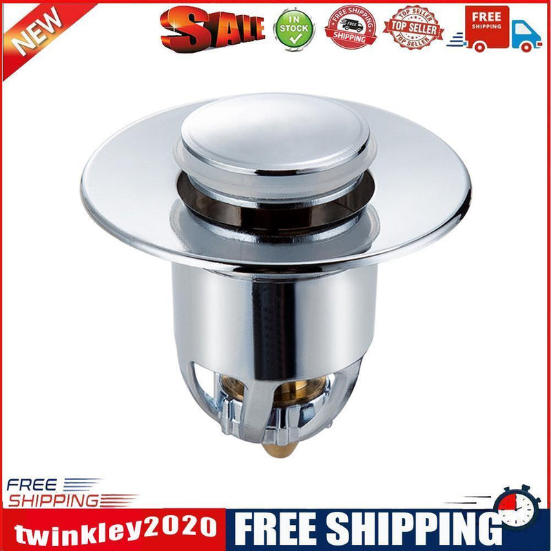 Prevent Clogging Sink Drain Bouncing Plug Washbasin Bathroom Water Stopper