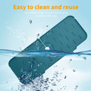Kitchen Silicone Faucet Absorbent Mat Microfiber Sink Protector (A Green) Newly
