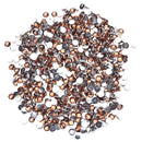 30g 6mm Crystal Rhinestone Acrylic Flat Back DIY Nail Sequins (Dark Coffee)