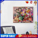 #A Table Flower Oil Paint By Numbers Kit DIY Acrylic Painting Home Decoration Gi