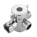 Adjustable Switch 3-Way Connector Shower Head Shunt T-adapter Diverter Valve